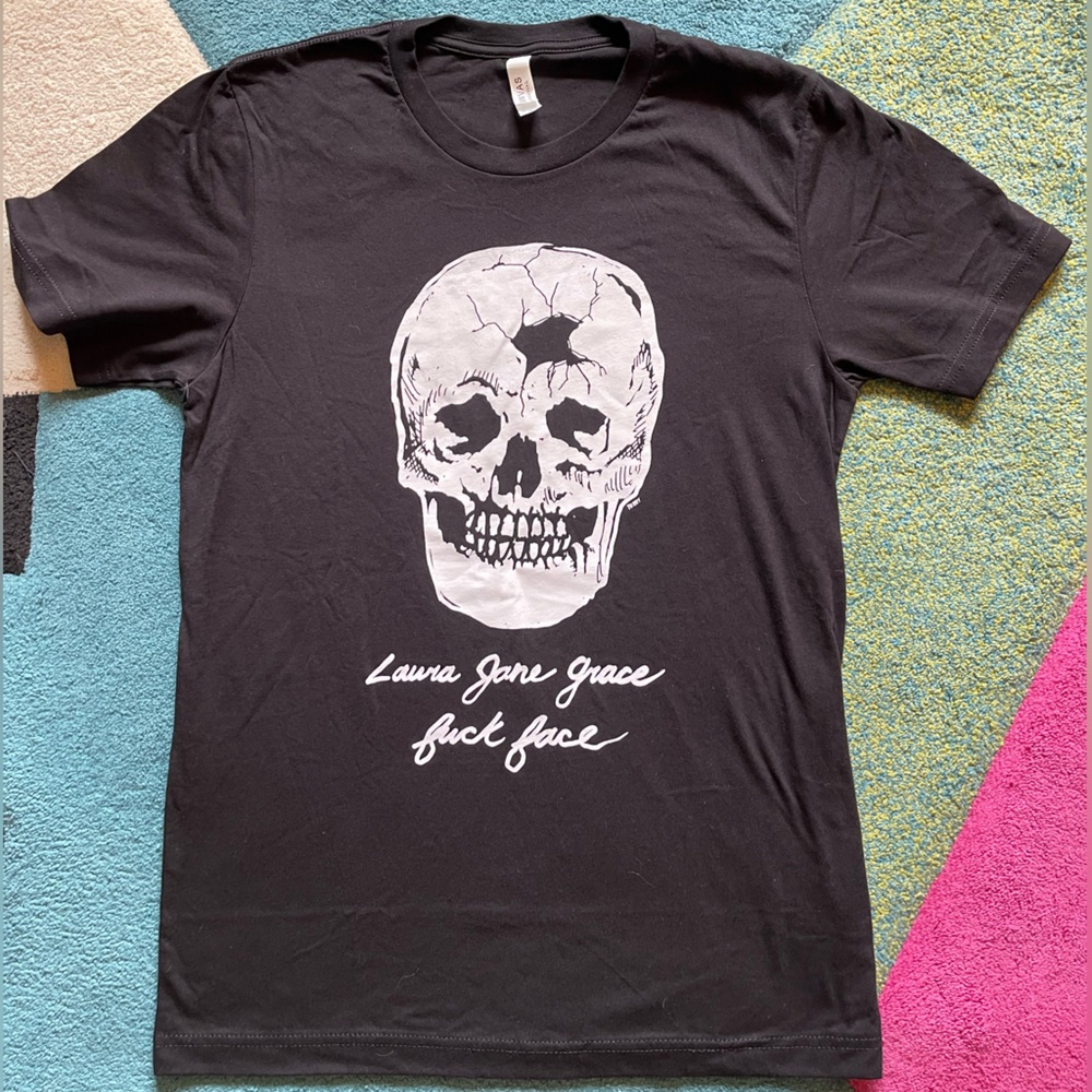 Laura Jane Grace T-Shirt with Skull Design